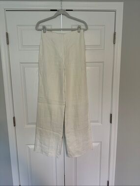 Scanlan Theodore Cream Tailored Trousers